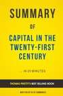 Summary of Capital in the TwentyFirst Century by Thomas Piketty  Includes Ana