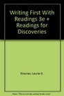 Writing First with Readings 3e  Readings for Discoveries