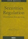 Securities Regulation Selected Statutes Rules and Forms 2010 Edition