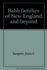 Babb families of New England and beyond