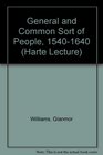 General and Common Sort of People 15401640