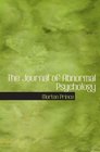 The Journal of Abnormal Psychology Volume 10
