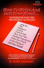 How to Write and Sell Your NovelHandbook for the Beginning Novelist