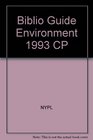 Biblio Guide Environment 1993 CP