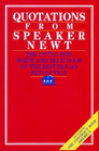 Quotations from Speaker Newt The Little Red White and Blue Book of the Republican Revolution