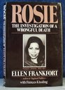 Rosie the Investigation of a Wrongful Death