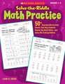 SolvetheRiddle Math Practice 50 Reproducible Activity Sheets That Help Students Master Key Math Skillsand Solve RibTickling Riddles