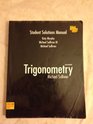 Trigonometry Students Solutions Manual