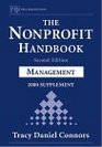 The Nonprofit Handbook Management 2000 Supplement 2nd Edition