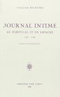 Journal intime au Portugal et en Espagne 17871788