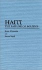 Haiti The Failure of Politics