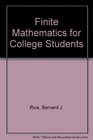 Finite Mathematics for College Students
