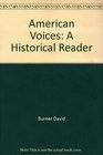 American voices A historical reader