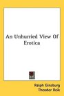An Unhurried View Of Erotica