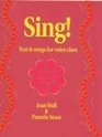 Sing Text and Songs for Voice Class