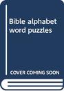 Bible alphabet word puzzles