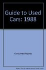 Guide to Used Cars 1988
