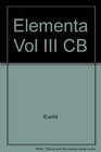 Elementa Vol III CB