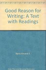 Good reason for writing A text with readings