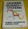 Modern Signals and Systems/Book and Disk