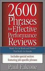 2600 Phrases For Effective Performance Reviews Readytouse Words And Phrases That Really Get Results