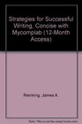 Strategies for Successful Writing Concise with MyCompLab