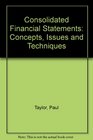 Consolidated Financial Statements Concepts Issues and Techniques