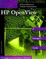 Hp Openview A Manager's Guide