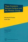 Theta Constants Riemann Surfaces and the Modular Group