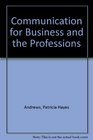 Communication for Business and the Professions