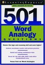 501 WORD ANALOGIES QUESTIONS  ANSWERS