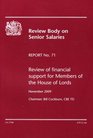 Review of Financial Support for Members of the House of Lords Report No 71