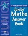 Junior Maths Book 1 Answers