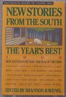 New Stories from the South The Year's Best 1990