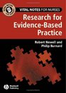 Vital Notes for Nurses Research for EvidenceBased Practice