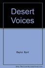 Desert Voices
