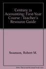 Century 21 Accounting FirstYear Course  Teacher's Resource Guide