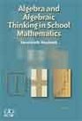 Algebra and Algebraic Thinking in School Math NCTM's 70th YB