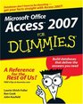 Access 2007 For Dummies (For Dummies (Computer/Tech))
