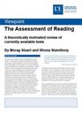 The Assessment of Reading A Theoretically Motivated Review of Currently Available Tests