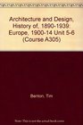 Architecture and Design History of 18901939 Europe 190014 Unit 56