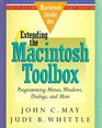 Extending the Macintosh Toolbox Programming Menus Windows Dialogs and More