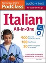 McGrawHill's PodClass Italian AllinOne Study Guide  Language Reference and Review for Your iPod