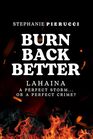 Burn Back Better Lahaina A Perfect Storm Or A Perfect Crime
