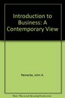 Introduction to Business A Contemporary View