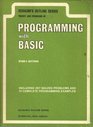 Programming with BASIC (Schaum Outline S.)