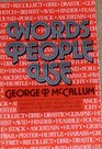 Words People Use