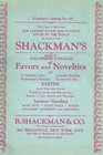 Shackman's Reprint 1932 Spring Catalog Of Favors And Novelties