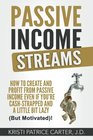Passive Income Streams: How to Create and Profit from Passive Income Even If You're Cash-Strapped and a Little Bit Lazy (But Motivated)!