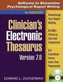 Clinician's Electronic Thesaurus Version 70 Software to Streamline Psychological Report Writing